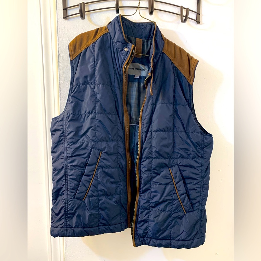Johnson & Murphy Puff/Suede Vest